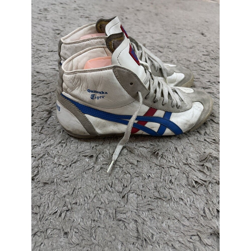 ASICS ONITSUKA TIGER TOKYO LEATHER DISTRESSED HIGH TOP SNEAKERS SHOES Y2K 41.5